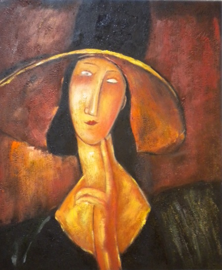 store falso d'autore Madam g Van Muyden di Modigliani